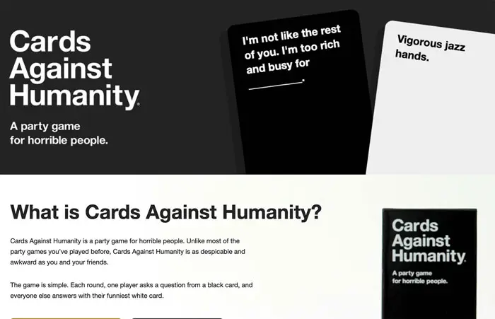 紙(zhǐ)牌遊戲公司網站(zhàn)